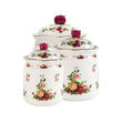 Royal Albert &quot;Old Country Roses&quot; Set of 3 Canisters