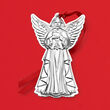 Wallace 2020 Annual &quot;Grande Baroque&quot; Sterling Silver Angel Ornament - 20th Edition