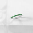 .50 ct. t.w. Emerald Ring in Sterling Silver