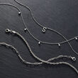 .10 ct. t.w. Diamond Drop Station Necklace in Sterling Silver