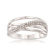 .20 ct. t.w. Diamond Multi-Band Ring in 14kt White Gold
