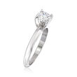 .90 Carat Certified Diamond Solitaire Ring in 14kt White Gold