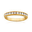 C. 1980 Vintage .35 ct. t.w. Diamond Band in 14kt Yellow Gold