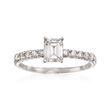 1.01 ct. t.w. Diamond Engagement Ring in 18kt White Gold
