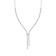2.25 ct. t.w. Diamond Lariat-Style Necklace in 18kt White Gold