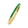 .20 ct. t.w. Emerald Ring in 14kt Yellow Gold