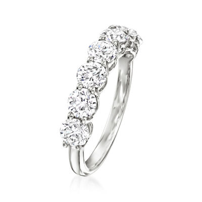 2.00 ct. t.w. Lab-Grown Diamond Seven-Stone Ring in 14kt White Gold