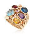 5.30 ct. t.w. Multi-Stone Ring in 14kt Yellow Gold