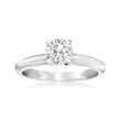 .72 Carat Certified Diamond Solitaire Ring in 14kt White Gold