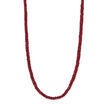 50.00 ct. t.w. Ruby Bead Necklace in 14kt Yellow Gold