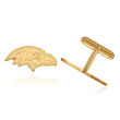 14kt Yellow Gold NFL Baltimore Ravens Cuff Links