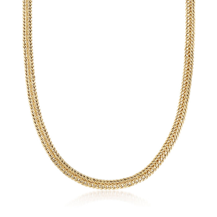 14kt Yellow Gold Double-Row Link Necklace