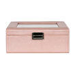 Mele & Co. &quot;Iona&quot; Metallic Rose Gold Faux Leather Jewelry Box