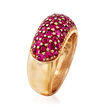 C. 1980 2.70 ct. t.w. Ruby Ring in 18kt Yellow Gold