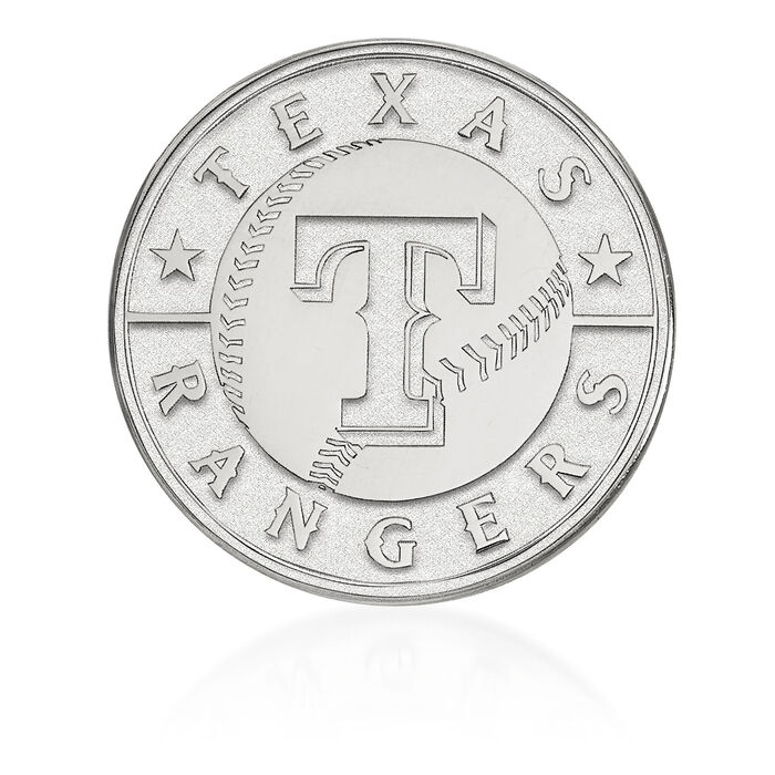 Sterling Silver MLB Texas Rangers Lapel Pin