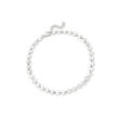 Sterling Silver Mirrored-Disc Anklet