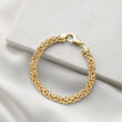 18kt Gold Over Sterling Small Byzantine Bracelet