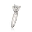 1.50 Carat Certified Diamond Solitaire Engagement Ring in 18kt White Gold