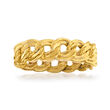 Italian 14kt Yellow Gold Link Ring
