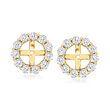 1.50 ct. t.w. Diamond Earring Jackets in 14kt Yellow Gold