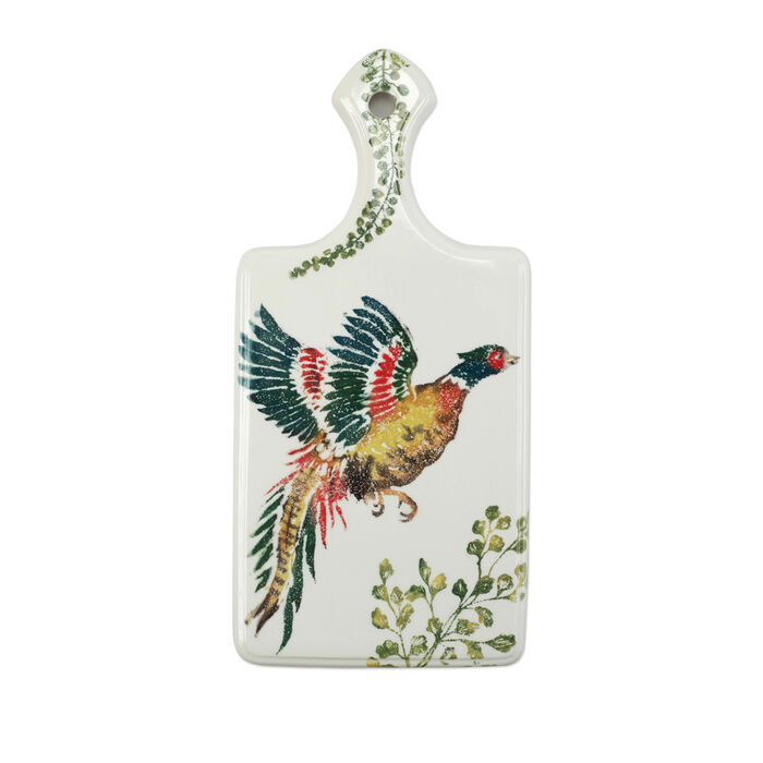 Vietri &quot;Fauna&quot; Pheasants Cheeseboard from Italy