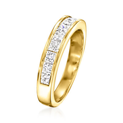 1.00 ct. t.w. Channel-Set Diamond Ring in 14kt Yellow Gold