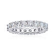 4.55 ct. t.w. Diamond Eternity-Style Wedding Band in 14kt White Gold