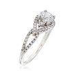 1.00 ct. t.w. Diamond Open-Space Ring in 14kt White Gold