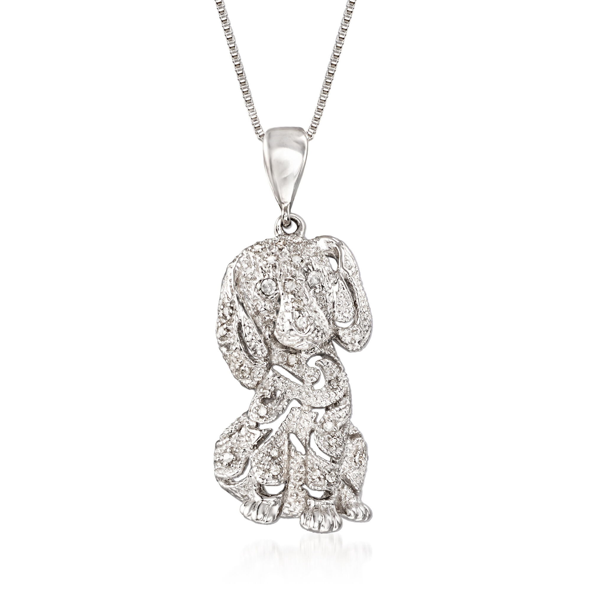 Silver Tibetan Terrier Collectable Pendant Necklace with 18 inch Chain 