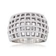 Andrea Candela &quot;Geo&quot; Sterling Silver Ring