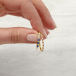 .10 ct. t.w. Sapphire Ring with Diamond Accents in 14kt Yellow Gold
