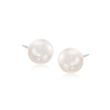 5-7mm Shell Pearl Jewelry Set: Earrings and Tassel Earring Jackets in Sterling Silver