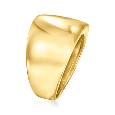 Italian 18kt Yellow Gold Dome Ring