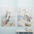 Set of 2 Shore Bird Canvas Paintings