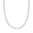10.00 ct. t.w. Diamond Tennis Necklace in 14kt White Gold