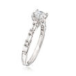 1.09 ct. t.w. Diamond Engagement Ring in 14kt White Gold