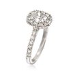Henri Daussi 1.66 ct. t.w. Diamond Engagement Ring in 14kt White Gold