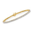 4.00 ct. t.w. Diamond Tennis Bracelet in 14kt Yellow Gold