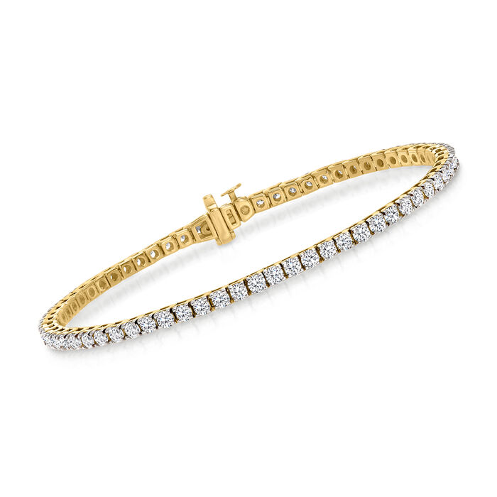 4.00 ct. t.w. Diamond Tennis Bracelet in 14kt Yellow Gold