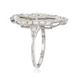 C. 1960 Vintage 1.87 ct. t.w. Diamond Dinner Ring in Platinum