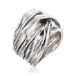 Sterling Silver Multi-Row Highway Ring