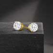 3.00 ct. t.w. Diamond Stud Earrings in 14kt Yellow Gold