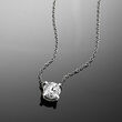 1.00 Carat Lab-Grown Diamond Solitaire Necklace in Sterling Silver