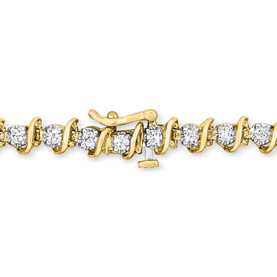 1.40 ct. t.w. Diamond Bracelet in 18kt Yellow Gold