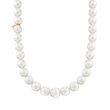 Mikimoto 11-13.5mm A+ South Sea Pearl Necklace with 18kt White Gold and Diamond Accent