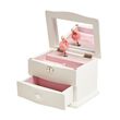 Mele & Co. &quot;Marianne&quot; Ivory Wooden Musical Ballerina Jewelry Box