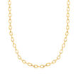 10kt Yellow Gold Oval-Link Necklace