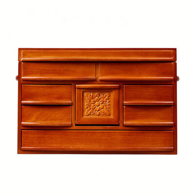 Mele & Co. &quot;Empress&quot; Walnut-Finish Wooden Jewelry Box
