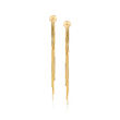 14kt Yellow Gold Tassel Drop Earrings
