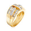 C. 2000 Vintage 1.19 ct. t.w. Diamond Band in 18kt Yellow Gold